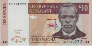 10 kwach malawijskich (awers)