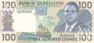 100 leone SLE (awers)